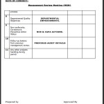 Management Review Meeting Format