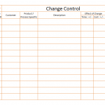 Product control change template