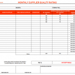 Supplier quality rating report ,Supplier quality rating, Supplier quality rating report format, Supplier quality rating report template, Supplier quality rating report example, Supplier quality rating report sample