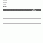 DESIGN INFORMATION CHECKLIST FORMAT
