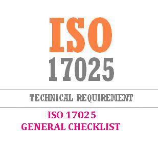 ISO 147025 General Checklist