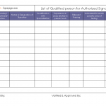 authorized signatory