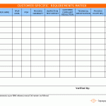 Customer Specific Requirements Matrix