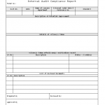 External Audit Compliance Report