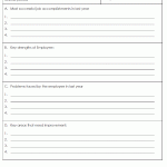 Performance Evaluation Form : Human Resource
