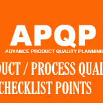PRODUCT / QUALITY CHECKLIST POINTS