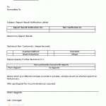 Report recall notifications letterReport recall notifications