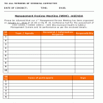 MRM Agenda