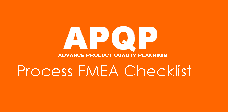 Process FMEA Checklist
