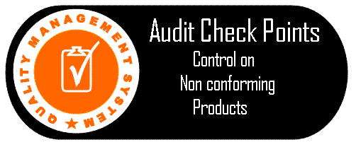 Control on nonconforming product