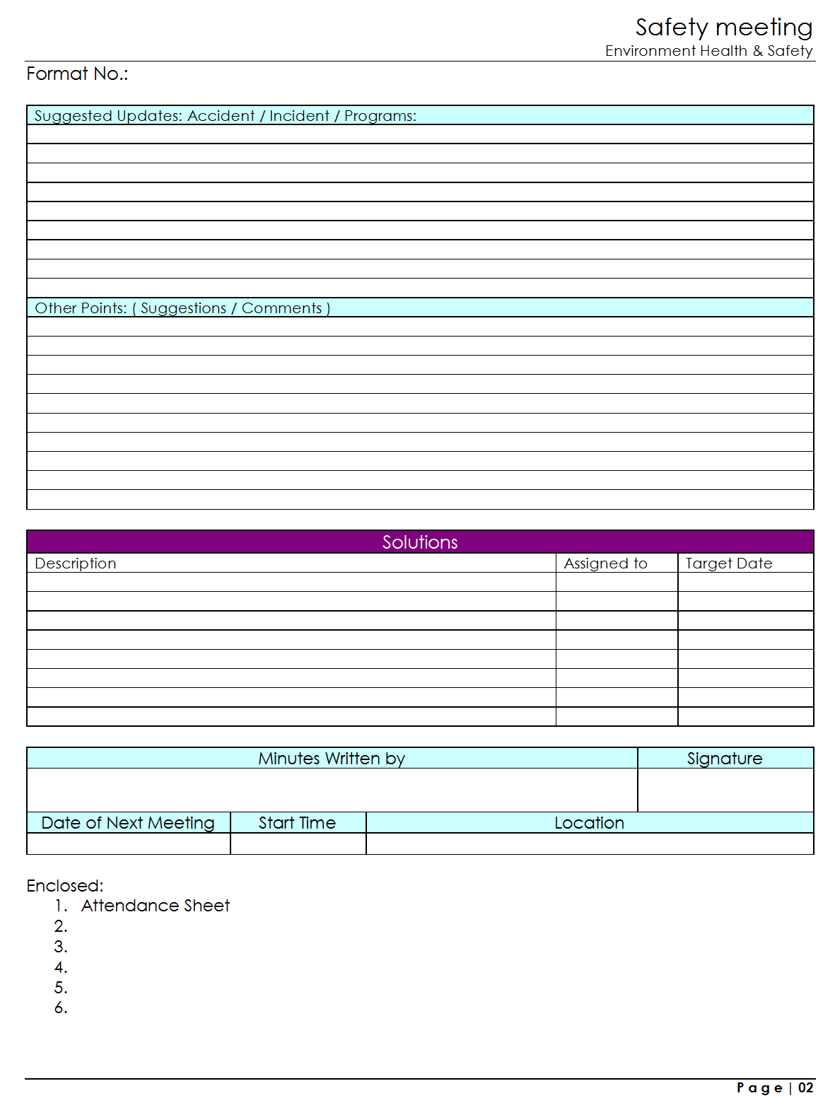 Safety Meeting Minutes Template Best Template Ideas safety-meeting-minutes-template-best-template-ideas
