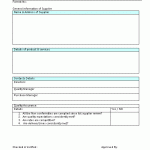 supplier quality assessment form