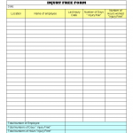 Injury free hours form