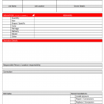 Product deviation report