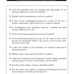 Housekeeping document audit