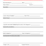 Hazard Report Form