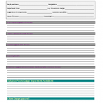 Process improvement template