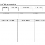 Internal audit non conformity followup checklist