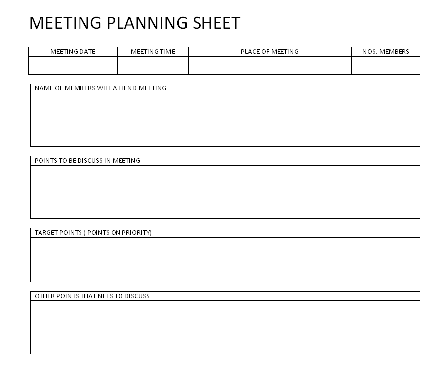 Meeting Discussion Points Template from www.inpaspages.com