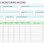 Gauge life monitoring record