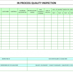 In process quality inspection