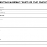 Customer Complaint Form