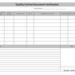 Quality control document verification