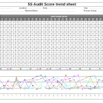 5S audit score trend sheet