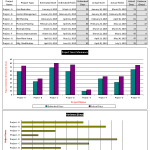 Project time performance sheet