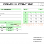 Initial process capability study