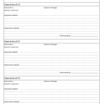 Daily field report format
