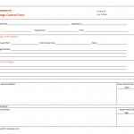 Change Control Form