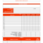 Waste management inspection checklist