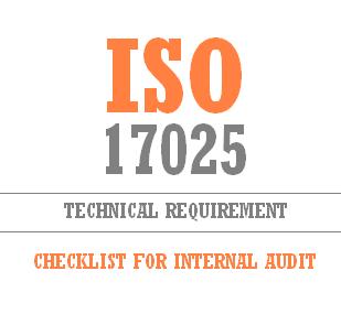 internal Audit Checklist as per ISO 17025