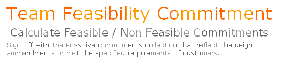Team Feasibility Commitments