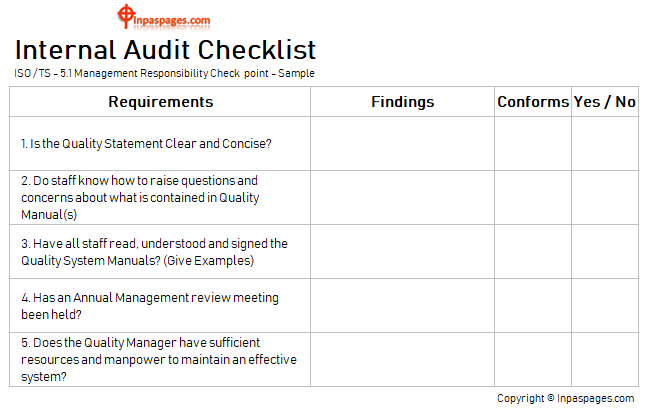 Internal audit checklist template, Internal audit checklist format, Internal audit checklist example, Internal audit checklist sample, Internal audit checklist pdf, Internal audit checklist word, Internal audit checklist excel