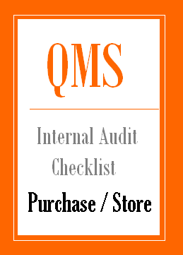 Internal Audit Checklist for Purchase