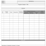 Training Attendance & Evaluation report format