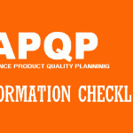 Design information Checklist Points : APQP