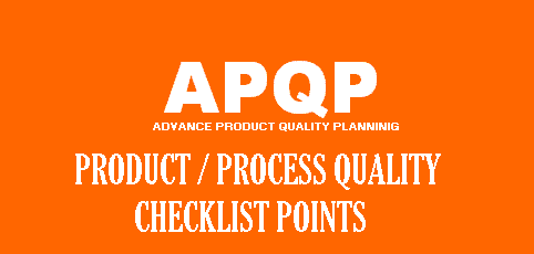 PRODUCT / QUALITY CHECKLIST POINTS