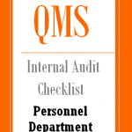 Internal Audit Checklist for Personnel Department
