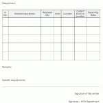 Requisition Slip