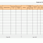 Equipment test records
