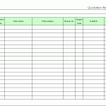 quotation record Book