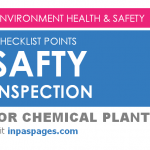 Safety inspection checklist points for chemical plant