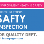 Safety inspection checklist points for Quality