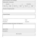 document control form