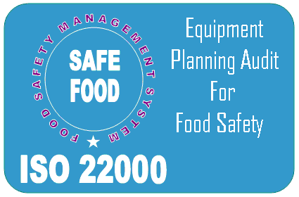Equipment planning audit for food safety