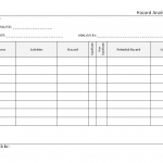 Hazard Analysis form template