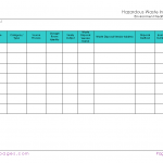 Hazardous waste inventory